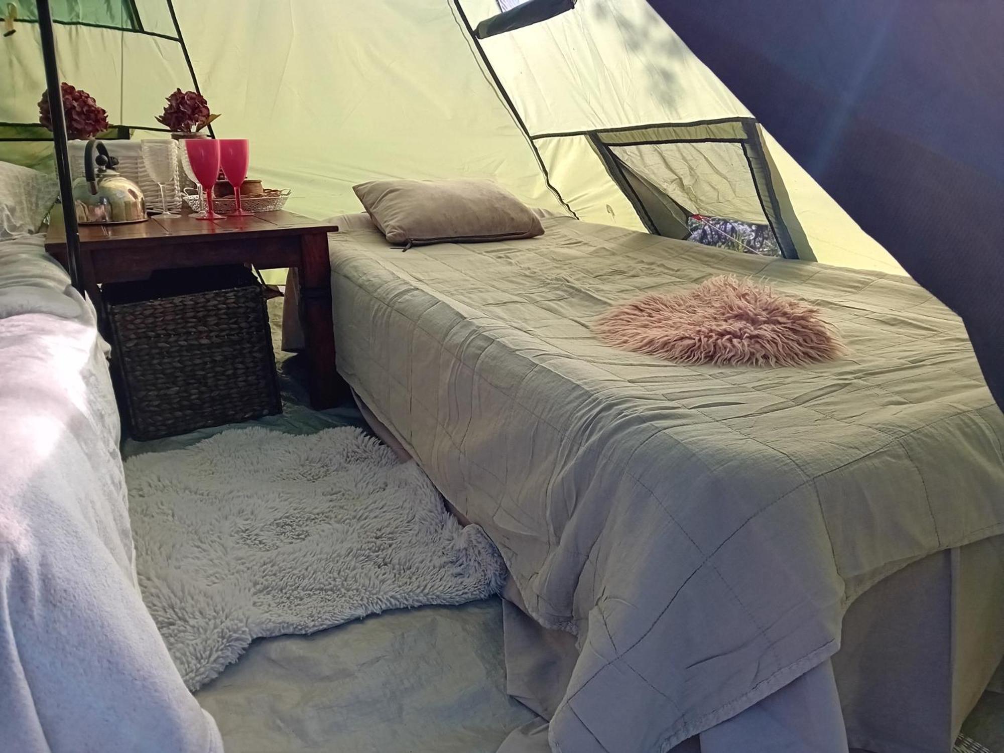 Indian Tent Tipi In Shared Lot And Shared Bathroom Mrse Exteriör bild