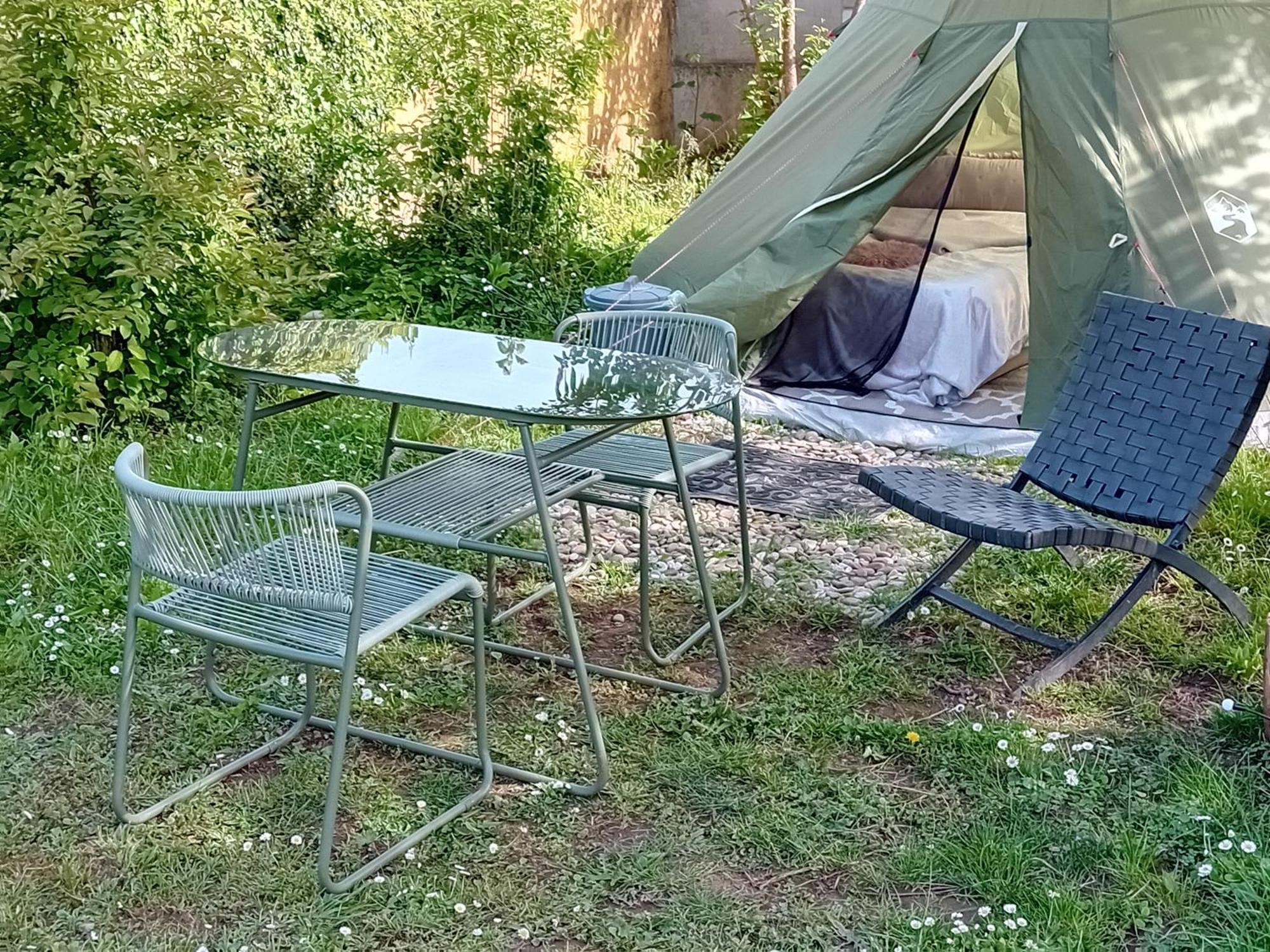 Indian Tent Tipi In Shared Lot And Shared Bathroom Mrse Exteriör bild