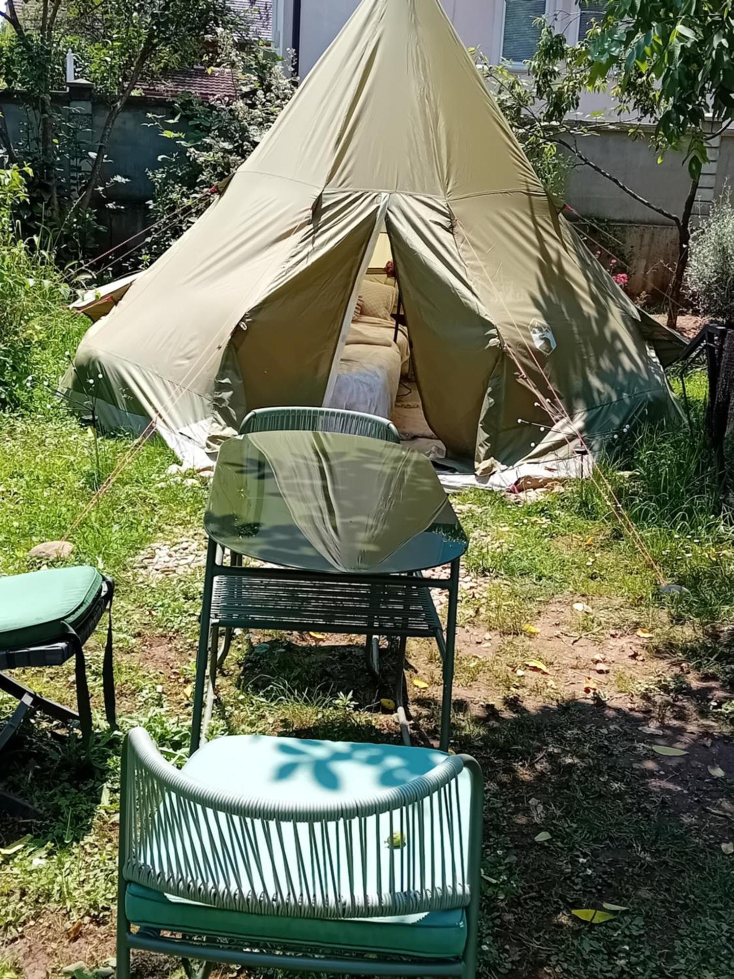Indian Tent Tipi In Shared Lot And Shared Bathroom Mrse Exteriör bild